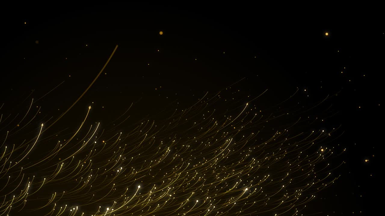 입자 금 반이는 보케상 먼지 추상적인 배경 루프