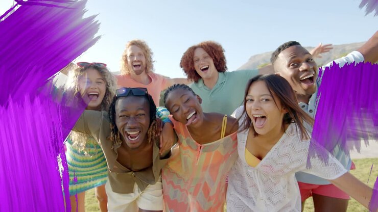 Abstract Brushstroke Art