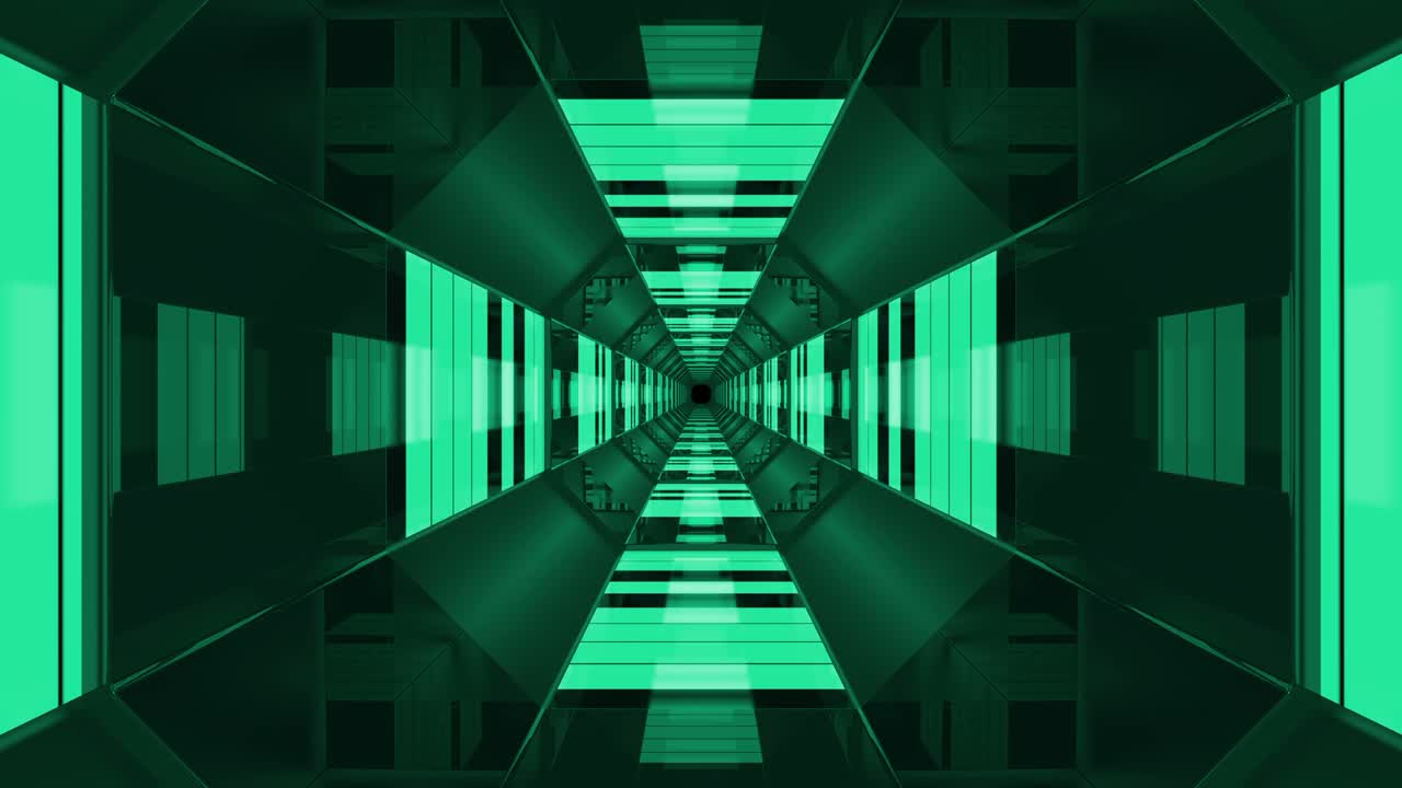 el túnel de fondo de la fiesta del bucle turquesa