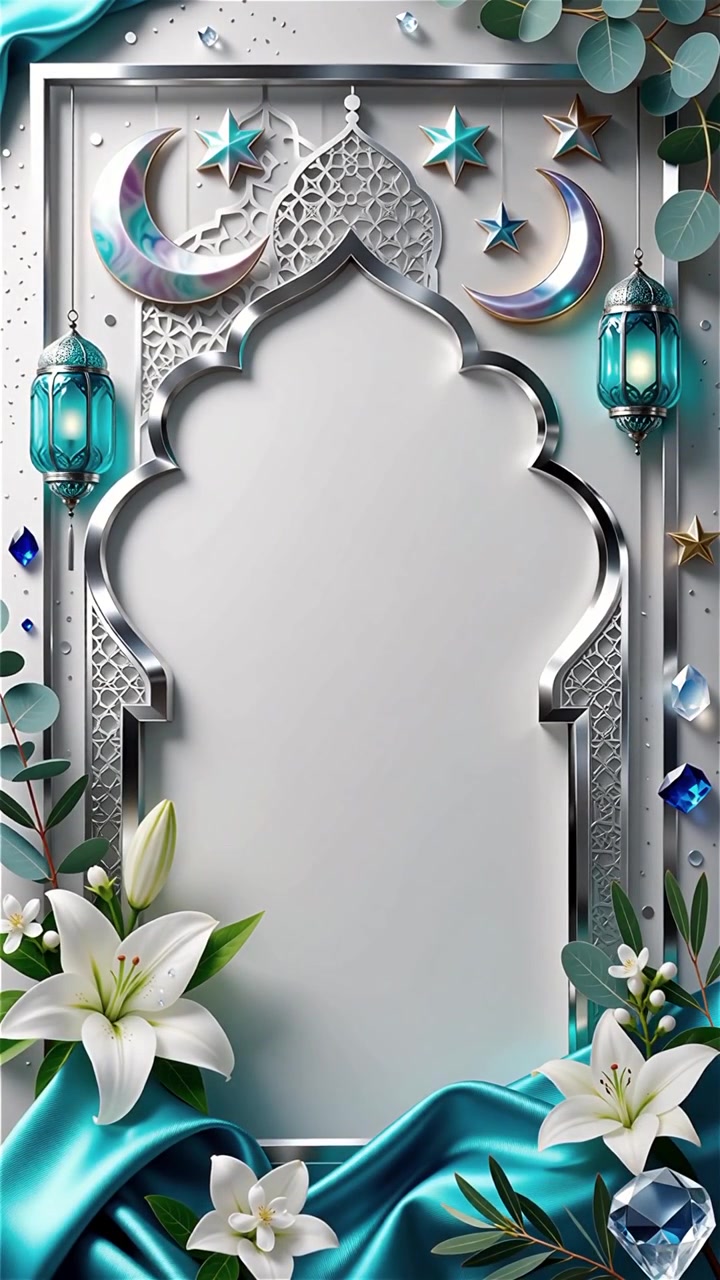 Compleanno del Profeta Maometto Mawlid al-Nabi Sfondo Islamico