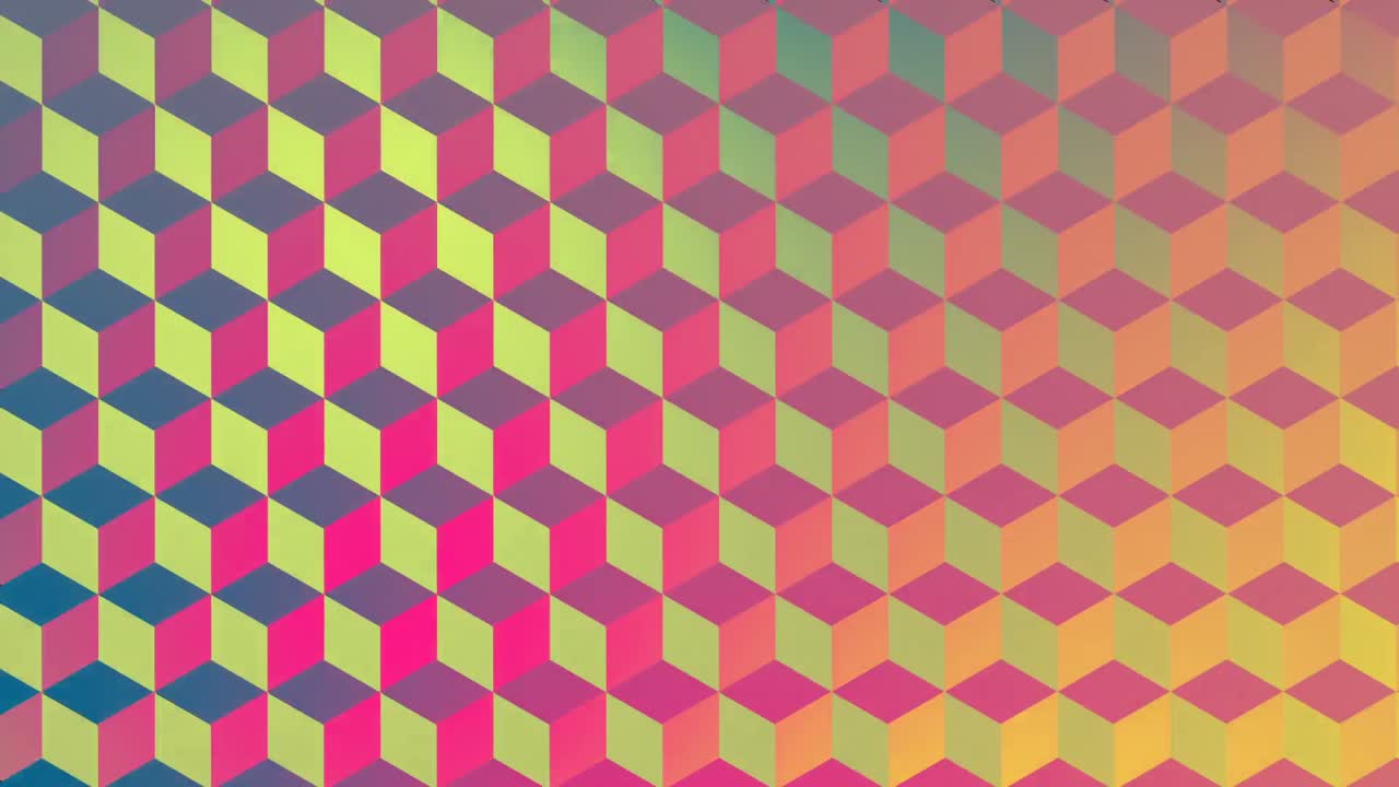 video generado digitalmente de un patrón geométrico