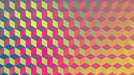 digitaal gegenereerde video van een geometrisch patroon