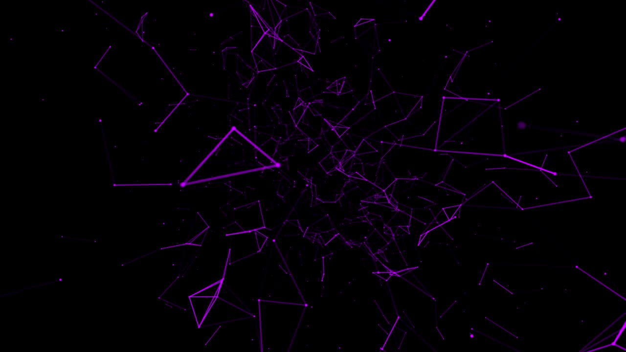 abstracto hermoso fondo geométrico con líneas en movimiento, puntos y triángulos.