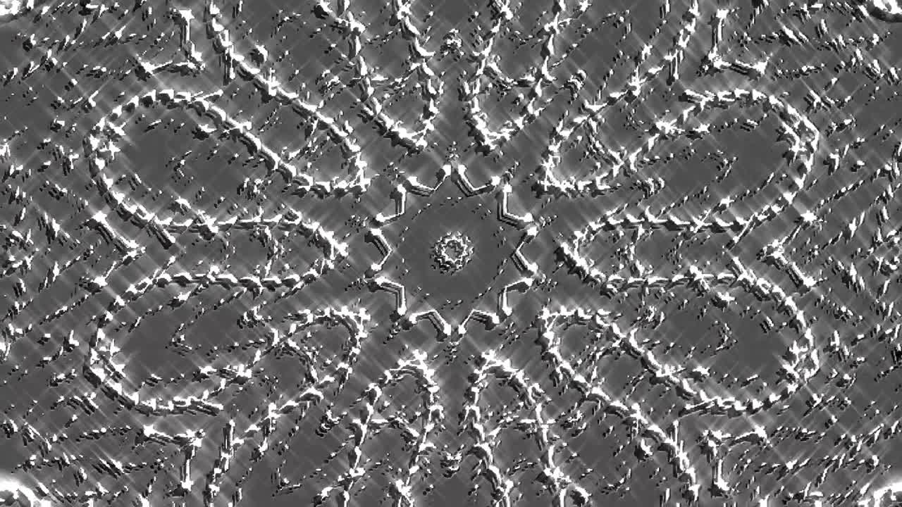 빛나는 밝은 선은 검은 바탕에 파동 움직임을 설정, 다채로운