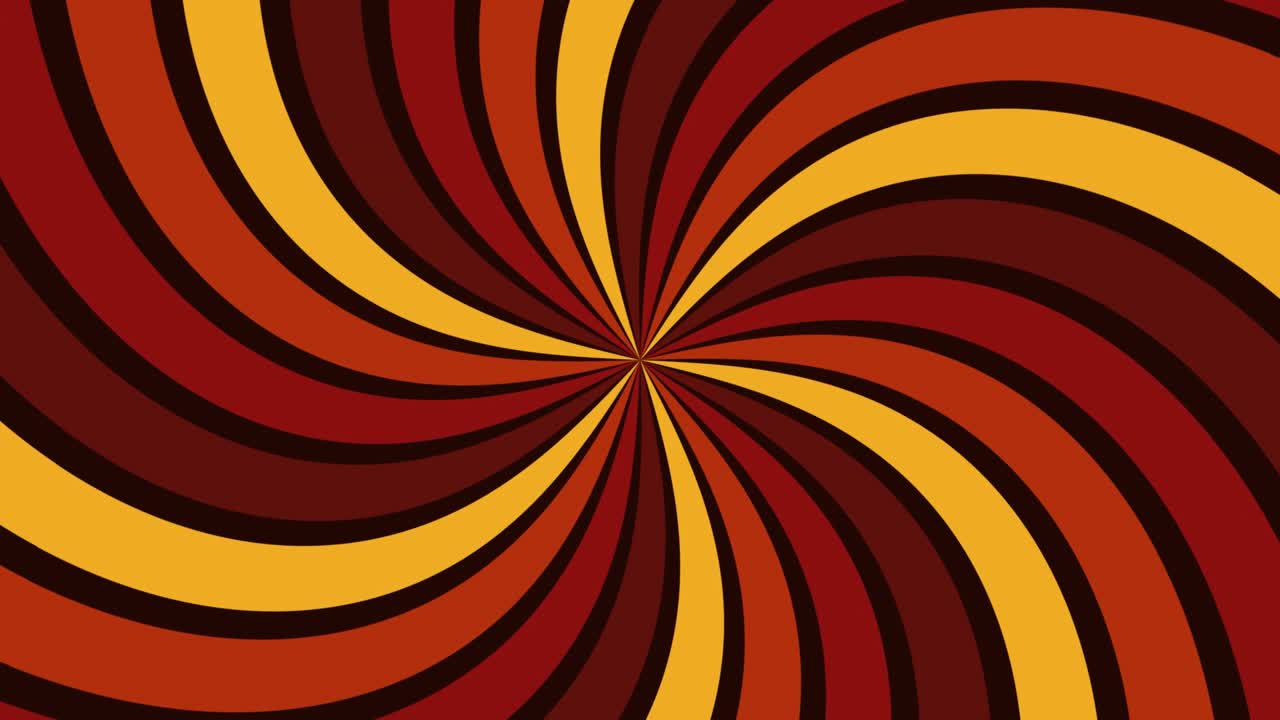 Curve colorful radial lines spin around the center of a 4K background.