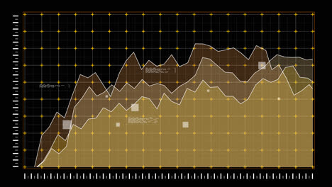 gráficos de concepto de datos comerciales con alfa 03