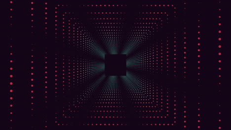 captivating 3d circle grid pattern on black background