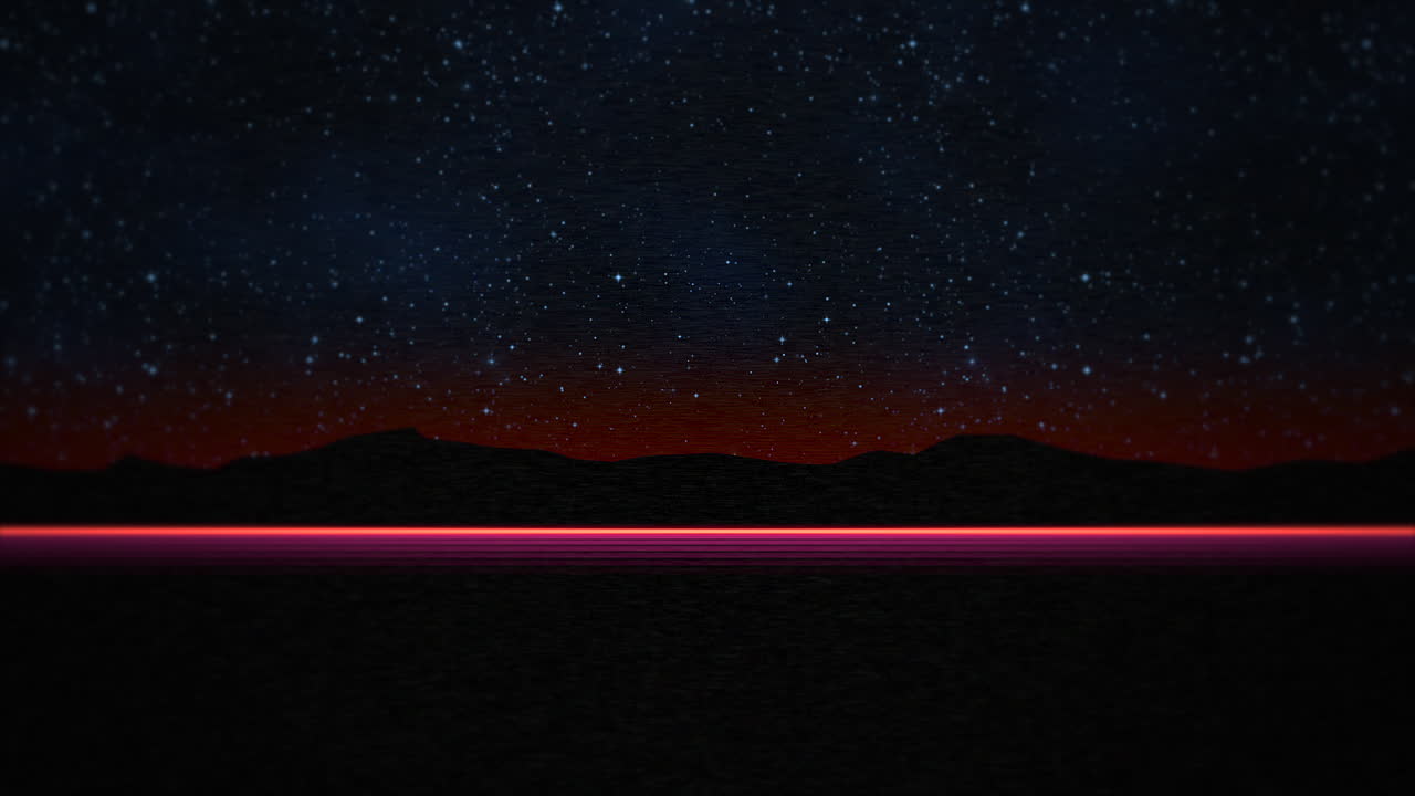 모션 복고풍 추상 배경 2 산에서 벼락