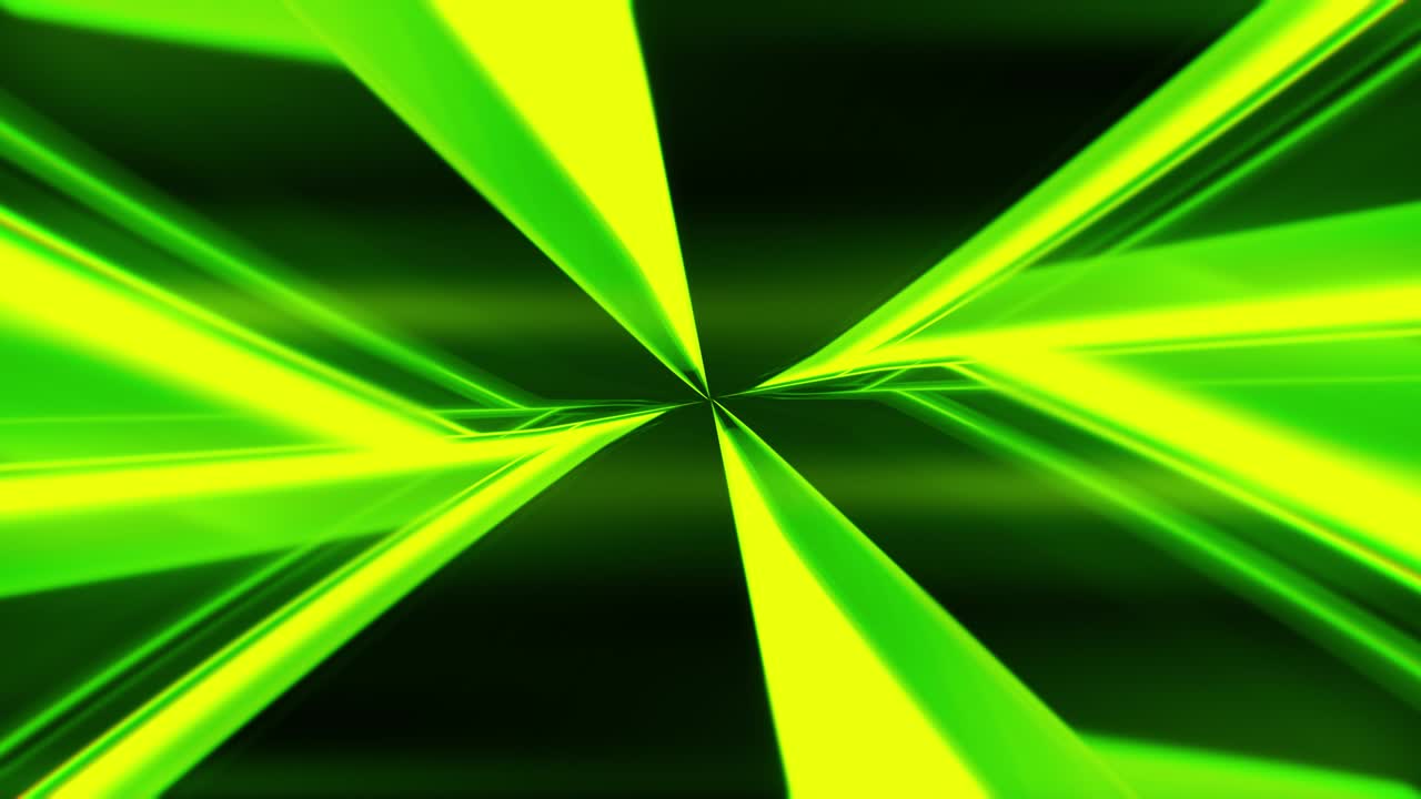 espectáculo de láser. luces verdes abstractas. fondo para la escena musical. bucle vj.