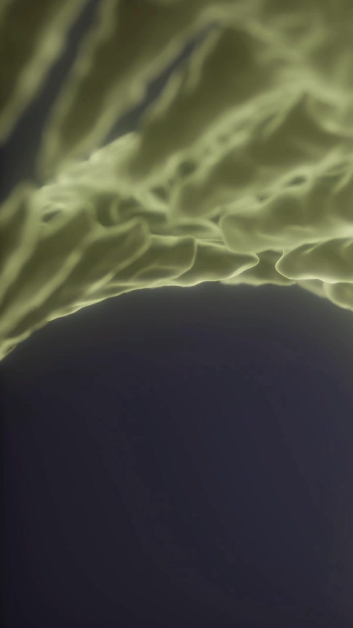 Unique light patterns create shapes in the dark during the event