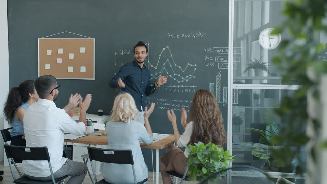 деловая встреча и презентация