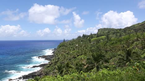 Landscape-of-the-paradise,-umh-well-Pitcairn-Island-not-really-paradise