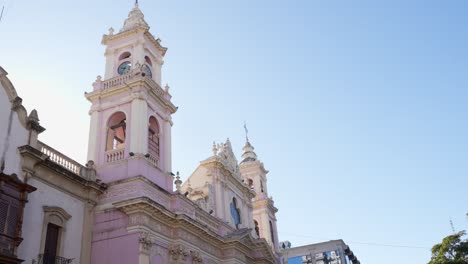 Salta's-Basilica-Cathedral,-home-to-Lord-and-Virgin-of-the-Miracle