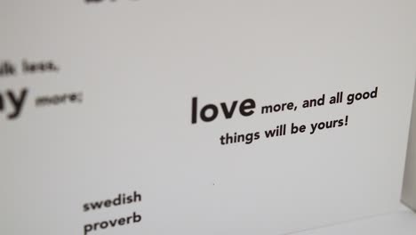 love more and all good things will be yours