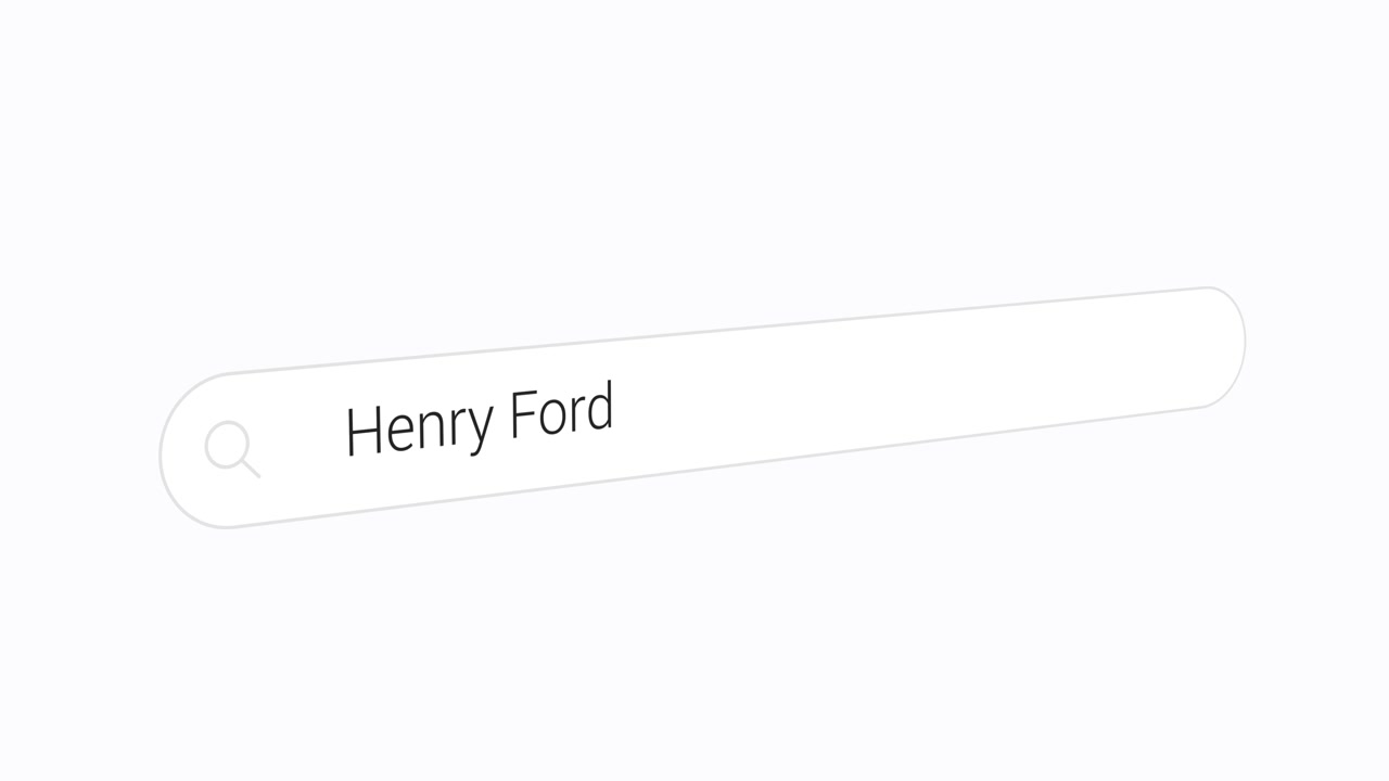 Ricerca di Henry Ford su un motore di ricerca - Fondatore della Ford Motor Company