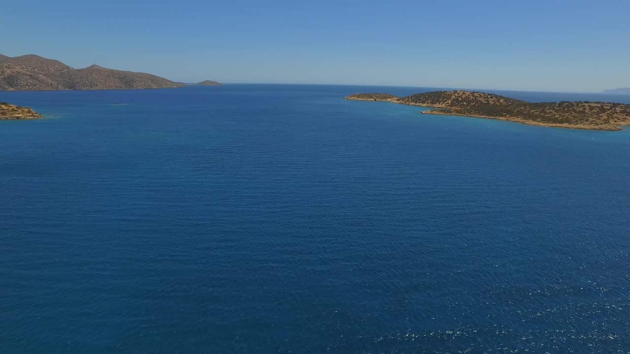 The coast in front of Agios Nikolaos on Crete