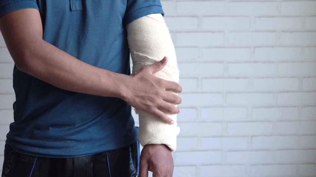 brazo herido con vendaje