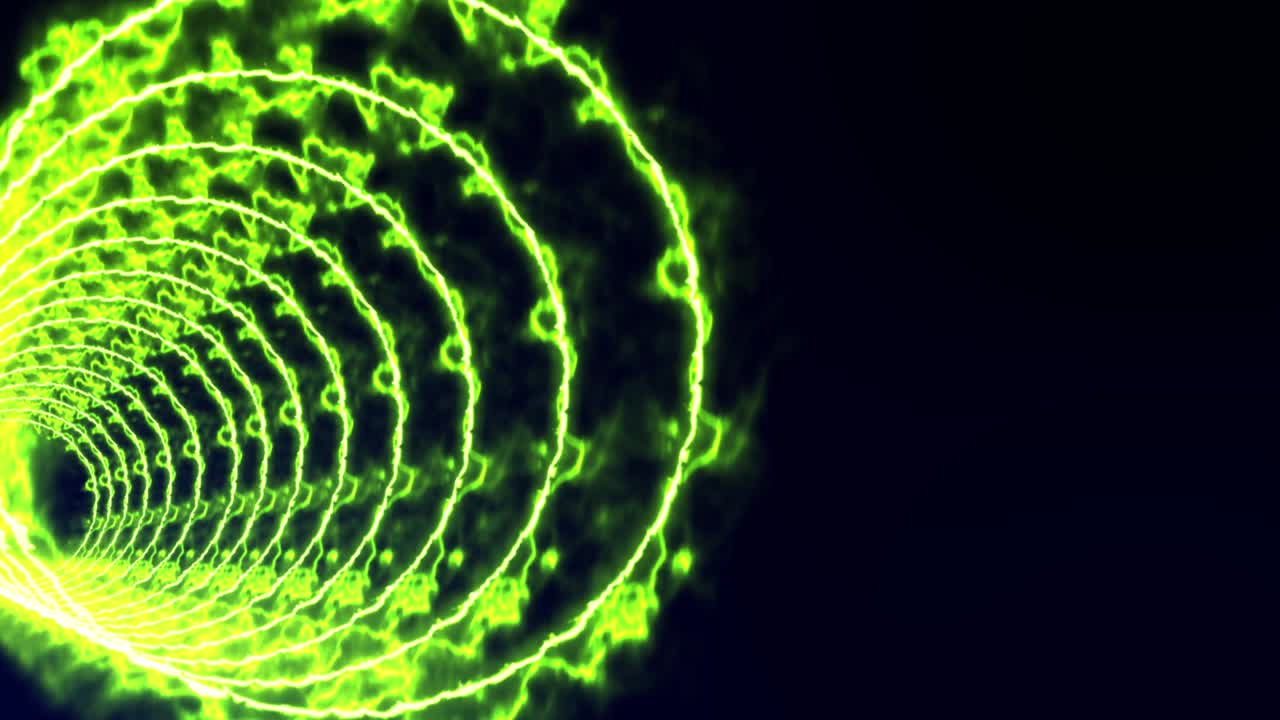 animación de túnel de círculo 3d gráficos de movimiento