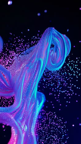 abstract glowing liquid colors