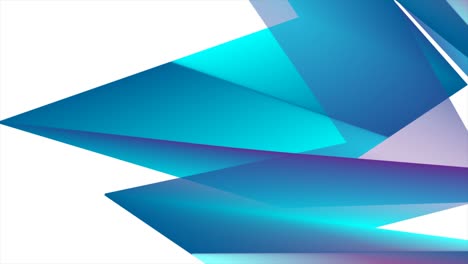 bright blue concept geometric shape tech motion background