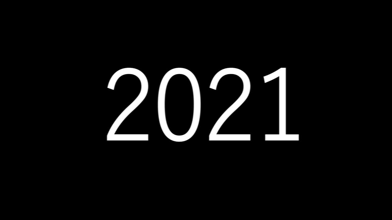 2021 animación de texto gráficos de movimiento