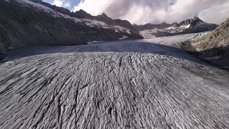 rhône glacier in switzerland swiss alps mountains valais canton valley