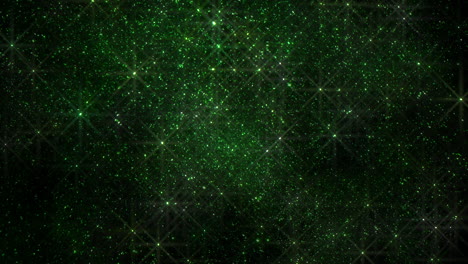 starry night captivating dark green space background