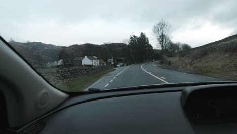 driving through the country side