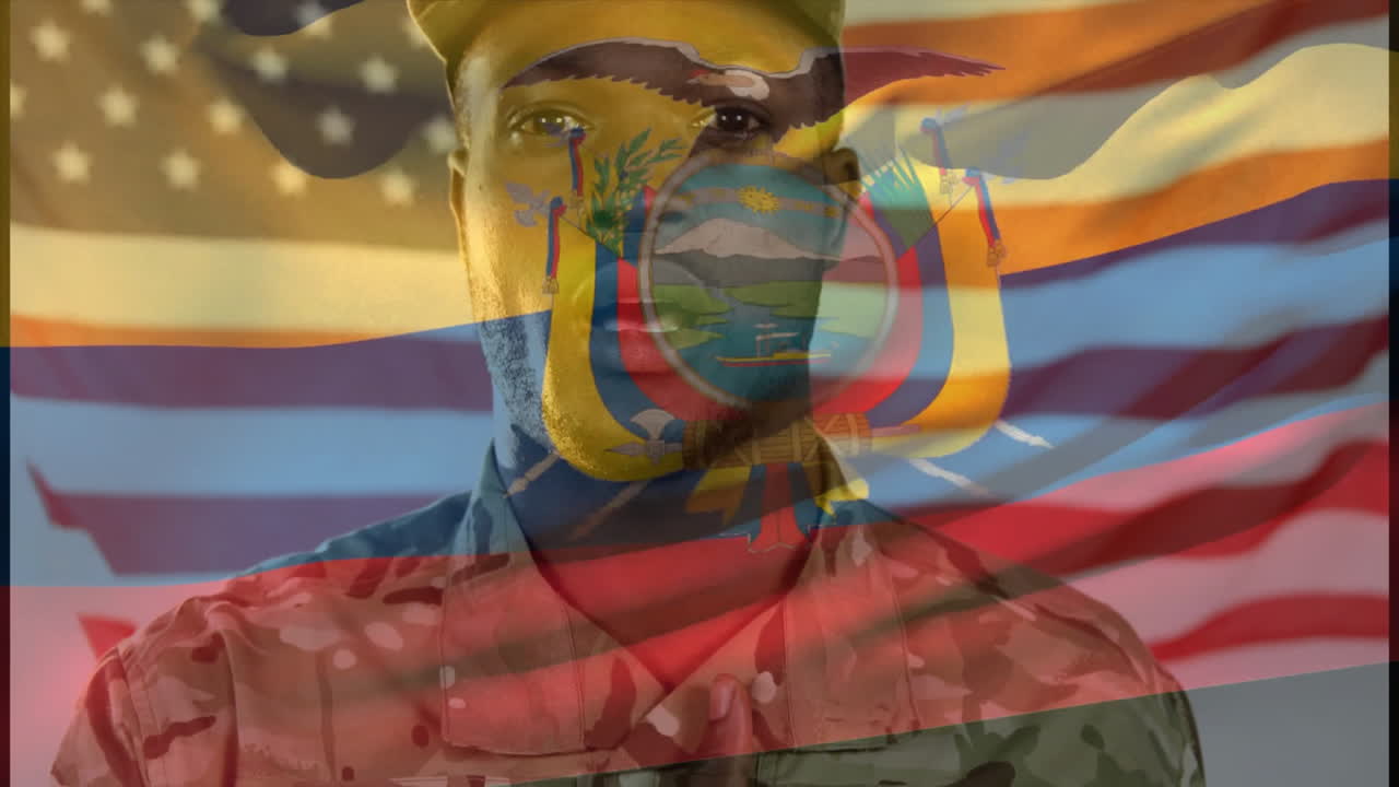 다양한 군인 위에 에도르의 발의 애니메이션