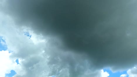 cielo nublado, bucle de nubes tormentosas. lapso de tiempo