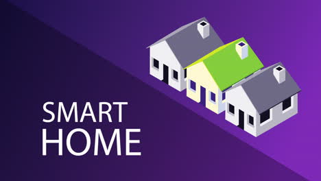 smart home isometric illustration