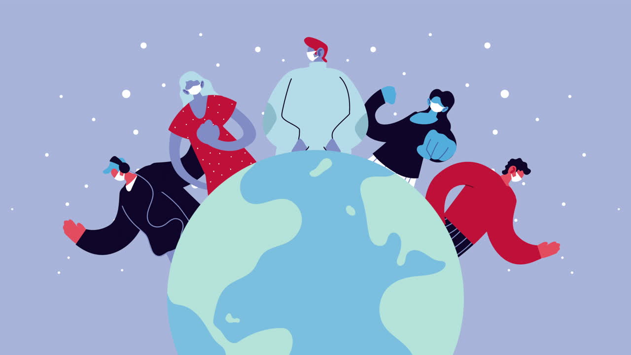 personas que usan máscaras faciales para covid-19