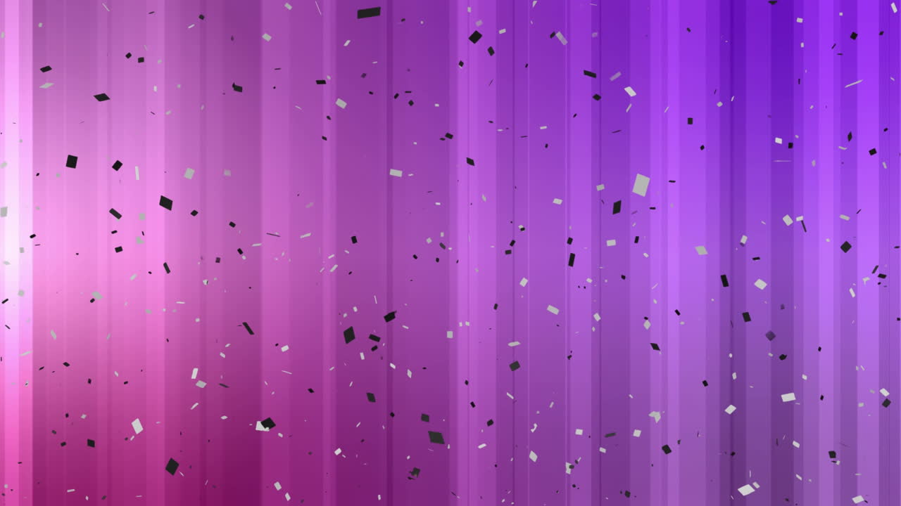 confeti negro y blanco