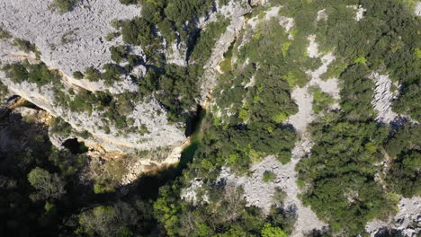 Luftaufnahme-Des-Ravin-Des-Arcs-Trail-In-Der-Nähe-Von-Montpellier