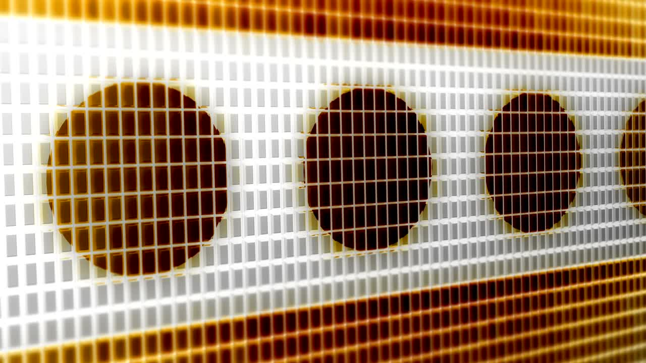 indicador en la pantalla. resolución de 4k. bucle.