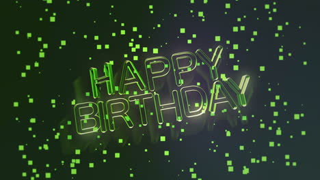 Feliz-Cumpleaños-Moderno-Con-Confeti-En-Degradado-Verde