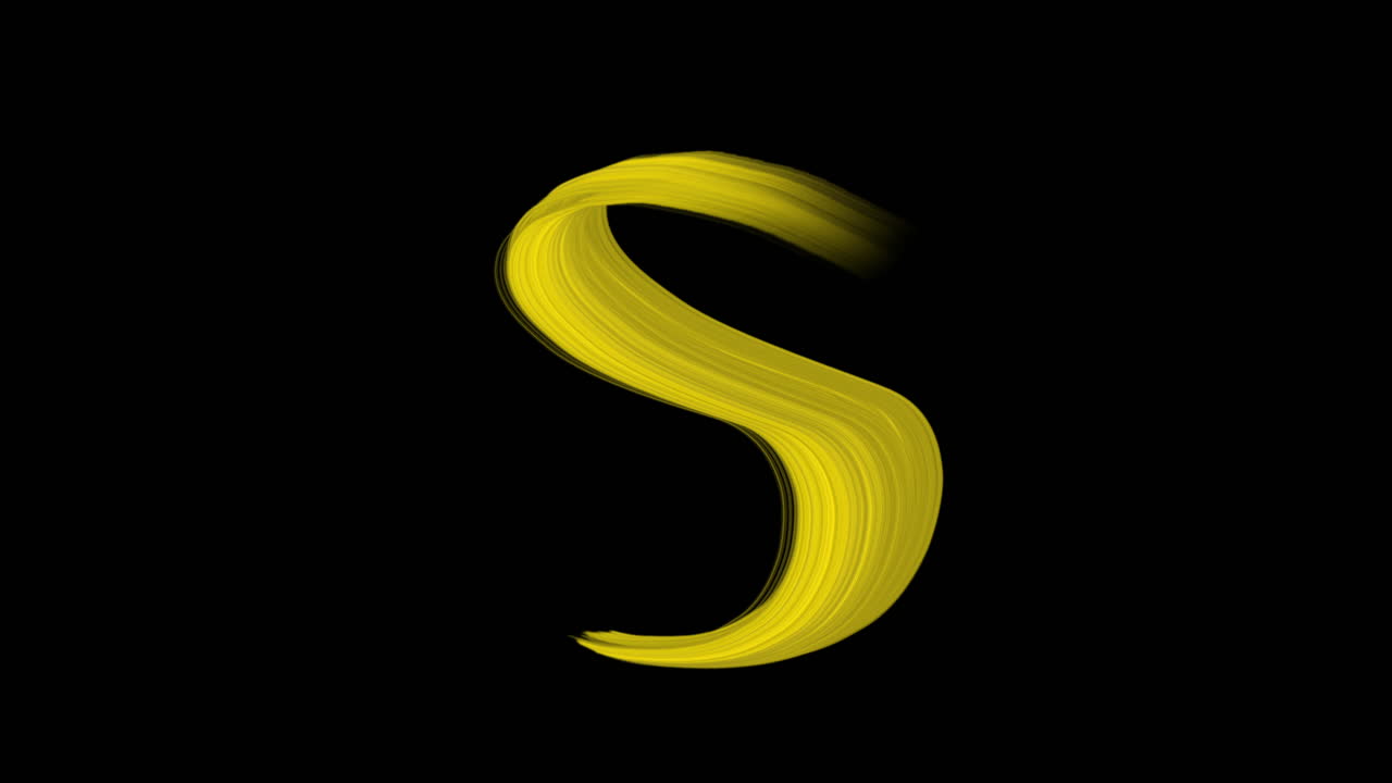 salpicaduras de pinceles de pintura de arte amarillo