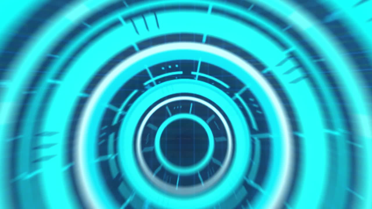 animación de múltiples pantallas con procesamiento de datos sobre vista aérea del paisaje urbano