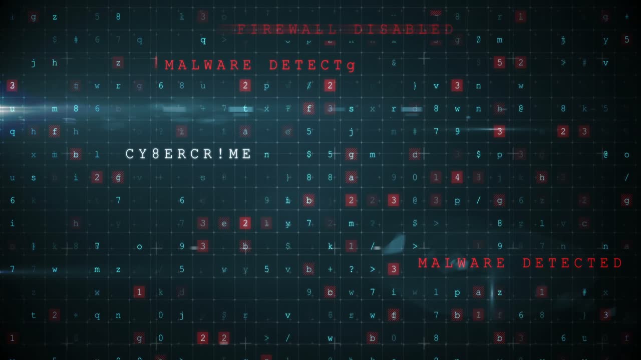 Digitally generated warning sign for online fraud