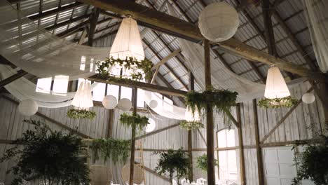 Boho-wooden-venue-with-stunning-lighters-and-plants