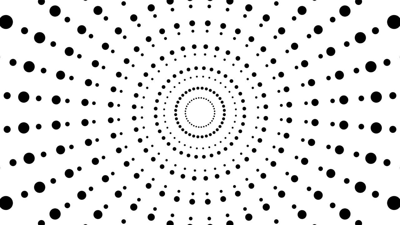 fondo 4k abstracto con pequeños círculos concéntricos