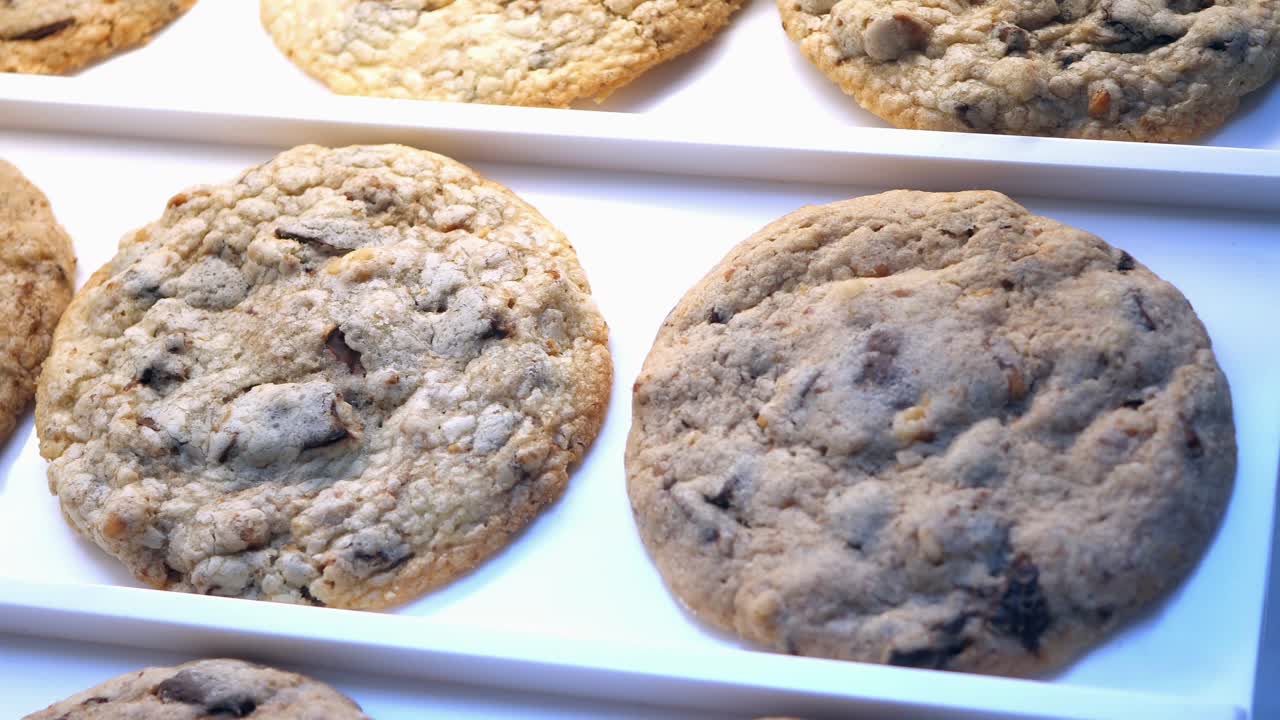 Chocolate Chip Cookies on Display