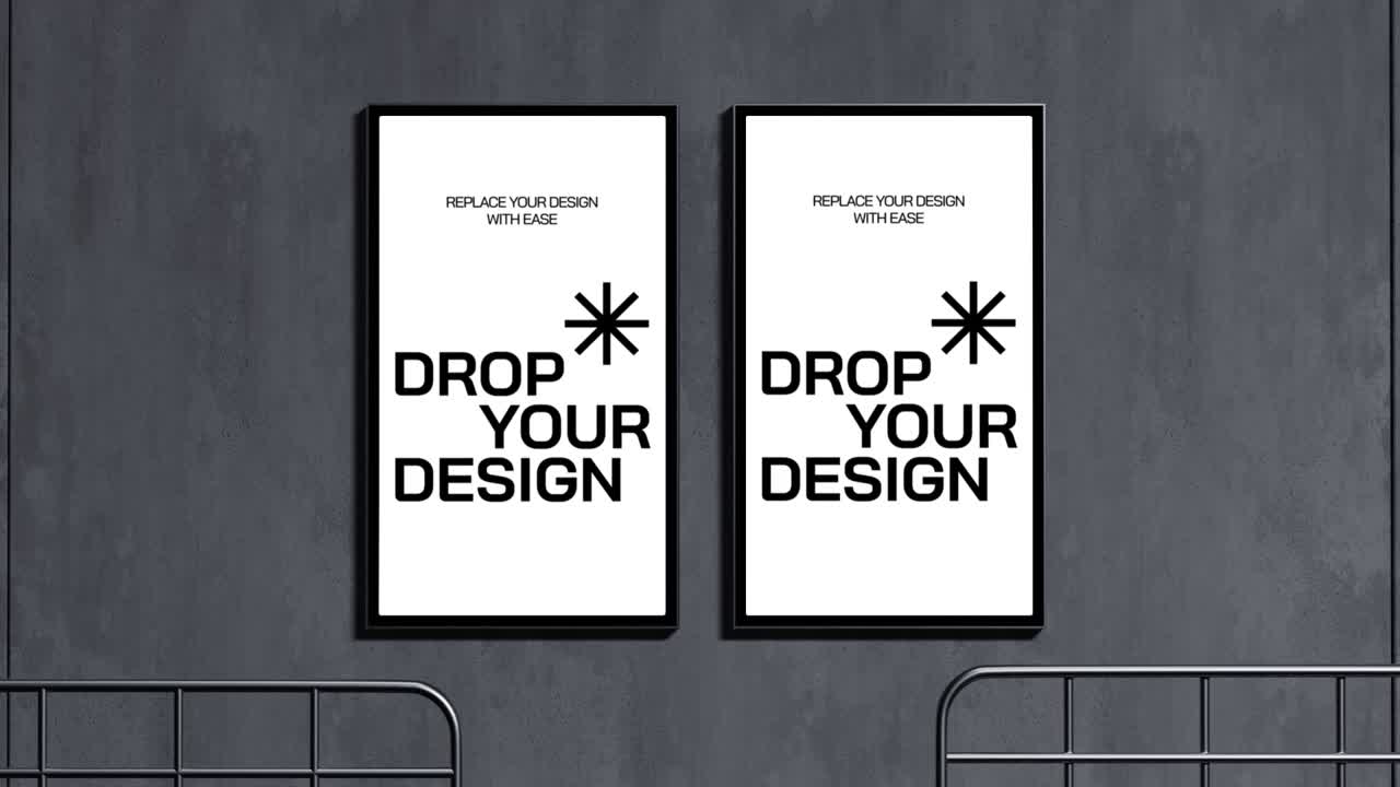 maqueta de pantalla de cartelera