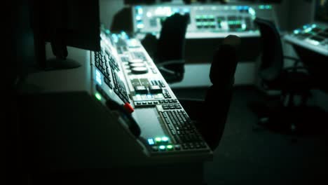 Equipment-of-empty-central-control-room