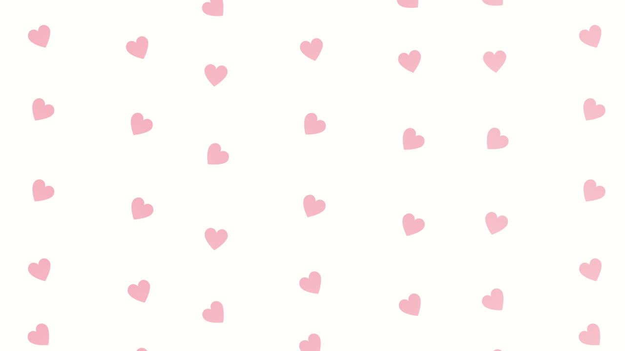 tarjeta de san valentín con el patrón de corazones de amor