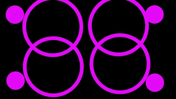 Shape animation circle spreading motion graphics