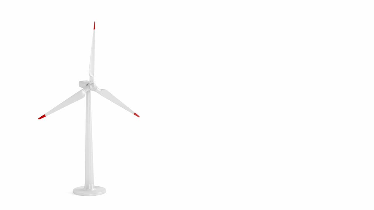 회전하는 풍력 터빈