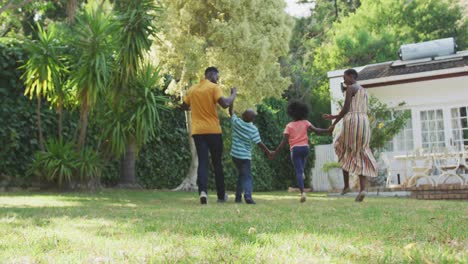 happy family spending time together