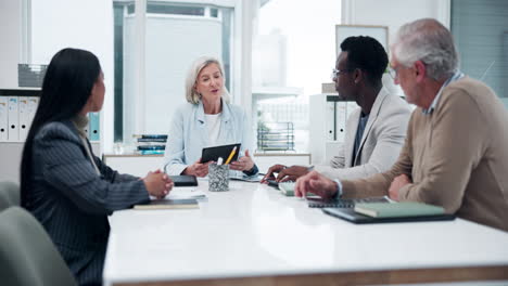 business meeting in a modern office