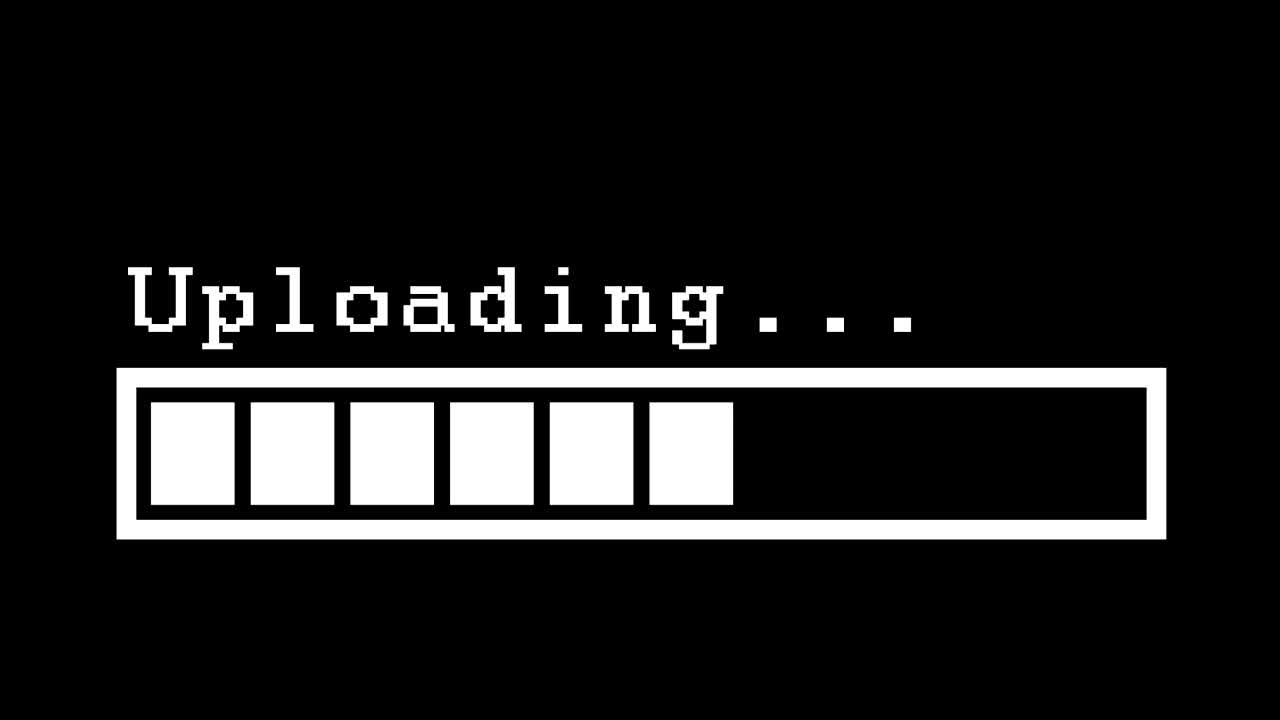 infographic loading with progress bar white